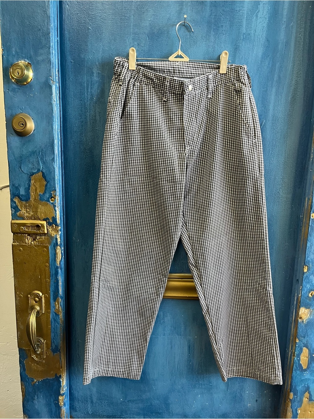 Source Unknown Black & White Houndstooth Chinos
